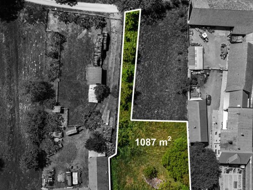 Prodej stavebního pozemku 1087 m²