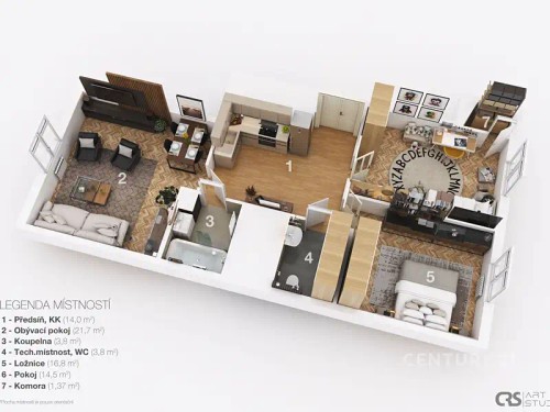 Prodaný byt 3+1 78 m²