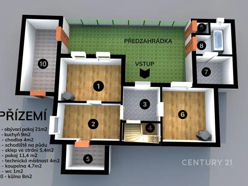 Prodej domu 72 m², pozemek 585 m²