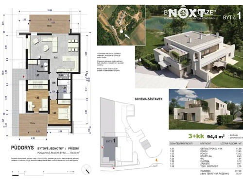Prodej bytu 3+kk 95 m²