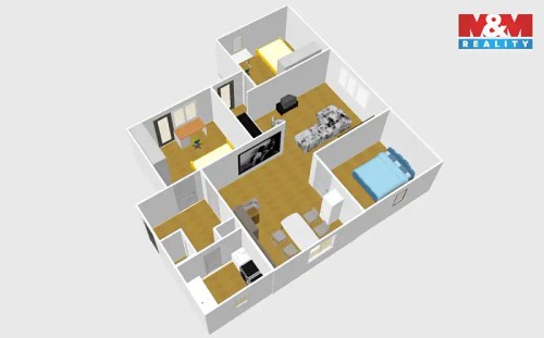 Prodaný  byt 4+kk 99 m²