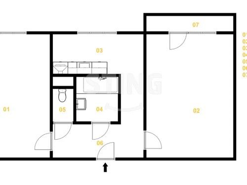 Prodej bytu 2+1 58 m²