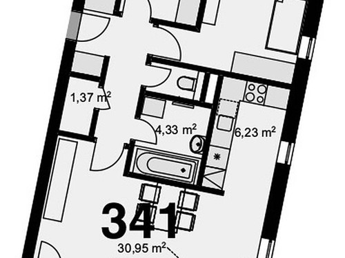 Prodaný  byt 3+kk 83 m²