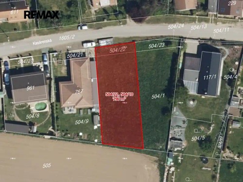 Prodej stavebního pozemku 796 m²