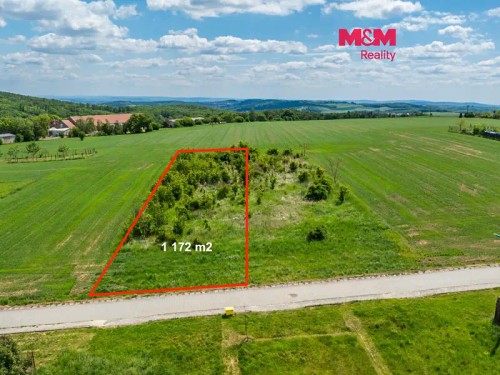Prodej stavebního pozemku 1172 m²