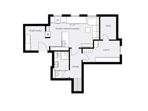Prodaný byt 3+kk 73 m²