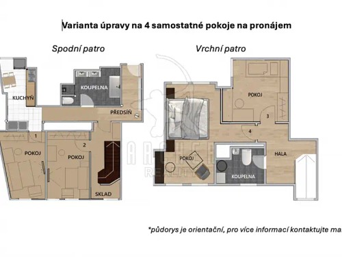 Prodej bytu 2+kk 106 m²