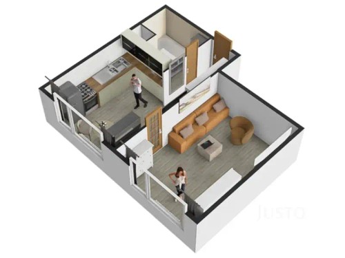 Prodaný byt 1+1 35 m²