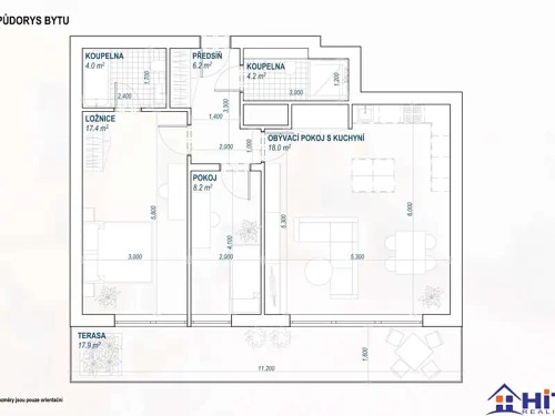 Prodej bytu 3+kk 76 m²