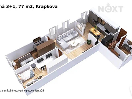 Prodaný byt 3+1 89 m²