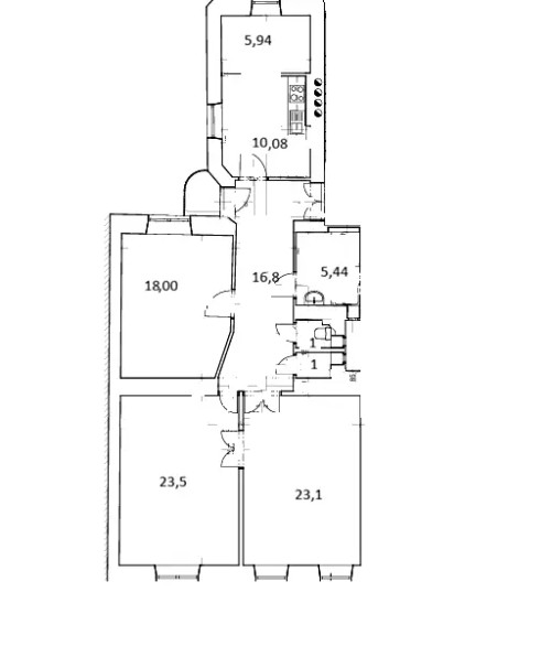 Prodej bytu 4+kk 114 m²