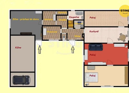 Prodej domu 200 m², pozemek 641 m²