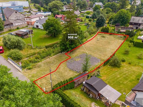 Prodej stavebního pozemku 908 m²