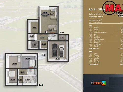 Prodej domu 216 m², pozemek 821 m²