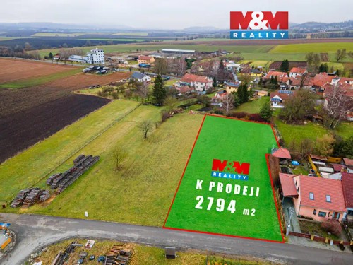 Prodej stavebního pozemku 2794 m²