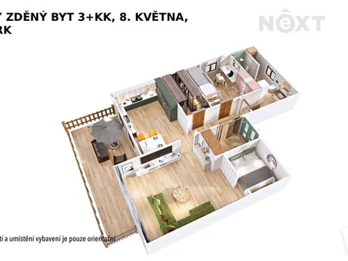 Prodej bytu 3+kk 88 m²