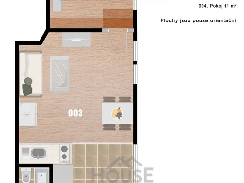 Prodej bytu 2+kk 44 m²