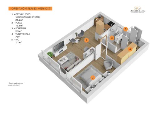 Prodej bytu 2+kk 42 m²