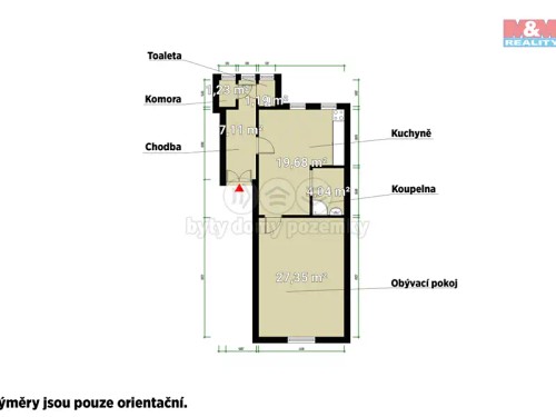Prodaný byt 2+kk 60 m²