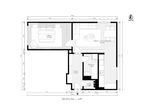Prodaný byt 2+kk 50 m²
