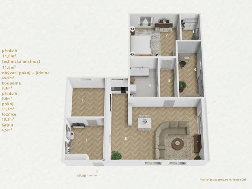Prodej domu 118 m², pozemek 1853 m²