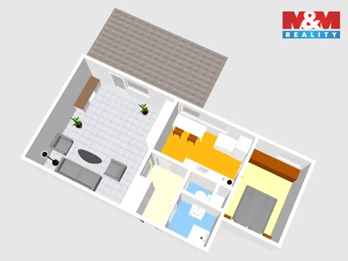 Prodej bytu 2+1 49 m²