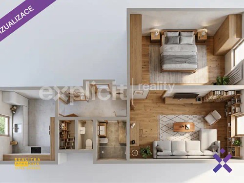 Prodaný byt 2+1 55 m²
