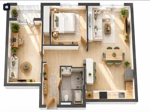 Prodaný  byt 3+1 65 m²