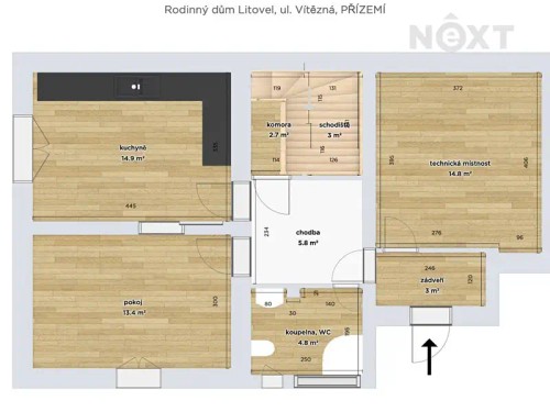 Prodej domu 125 m², pozemek 709 m²