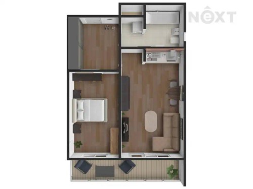 Prodej bytu 2+kk 54 m²