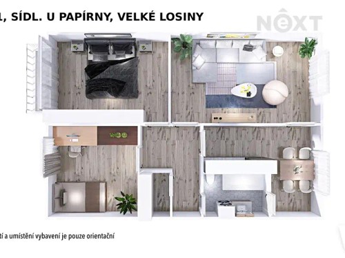 Prodaný byt 3+1 73 m²