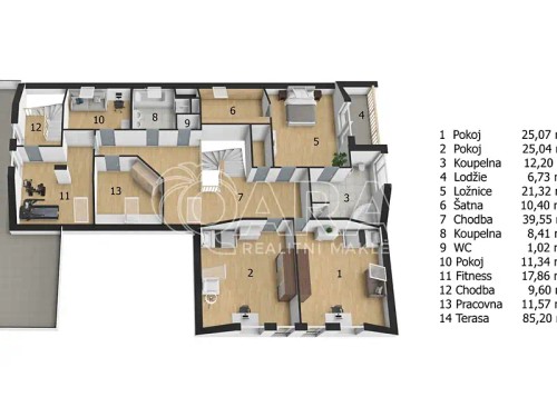 Prodej domu 435 m², pozemek 1865 m²