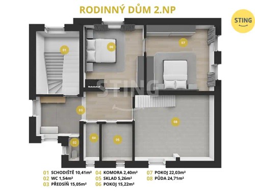 Prodej domu 270 m², pozemek 622 m²