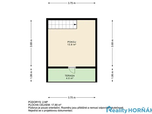 Prodej chaty 29 m², pozemek 531 m²