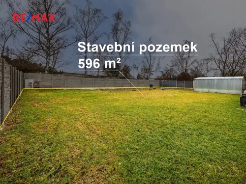 Prodej stavebního pozemku 596 m²