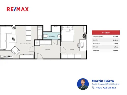 Prodej bytu 2+kk 41 m²