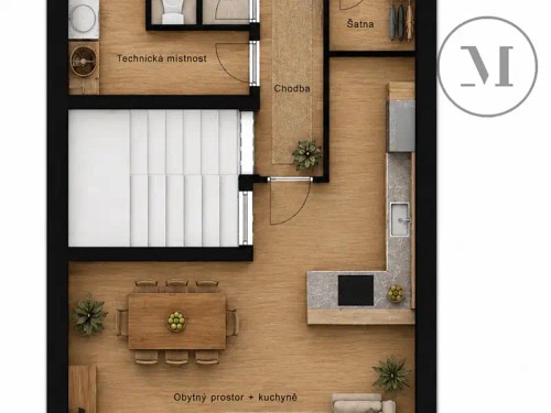 Prodej bytu 4+kk 123 m²