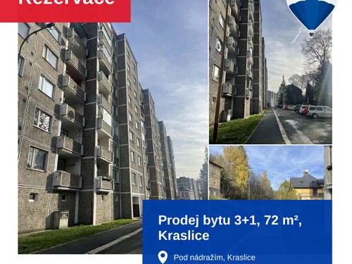 Prodej bytu 3+1 72 m²