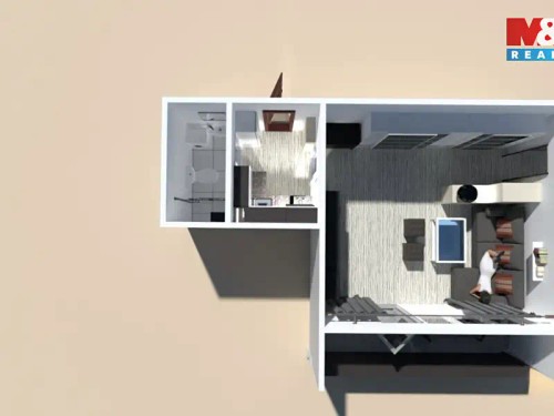 Prodaný byt 1+kk 25 m²