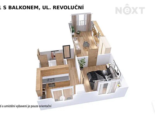 Prodaný  byt 2+1 55 m²