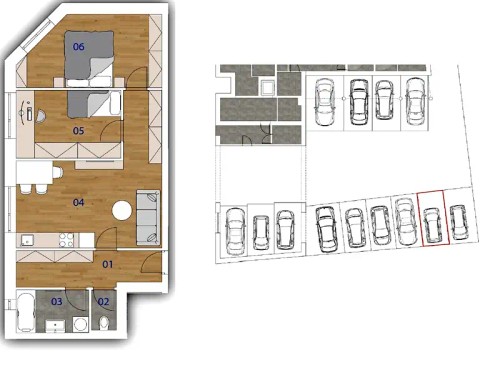 Prodaný  byt 3+kk 61 m²