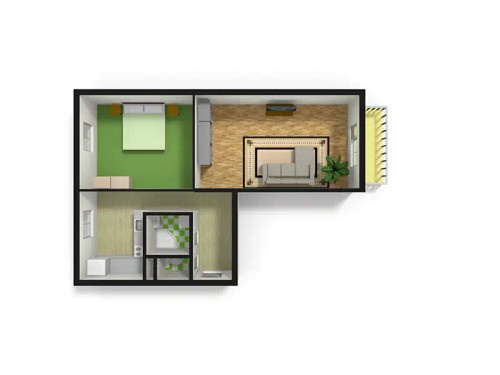 Prodej bytu 2+1 56 m²