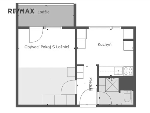 Prodaný byt 1+1 31 m²