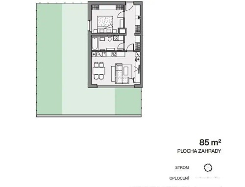 Prodej bytu 2+kk 54 m²