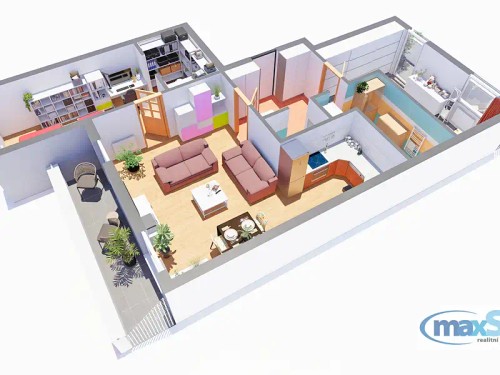 Prodaný byt 3+kk 84 m²