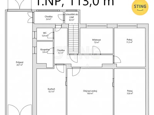Prodej domu 140 m², pozemek 1391 m²