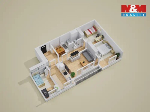 Prodaný byt 4+1 77 m²