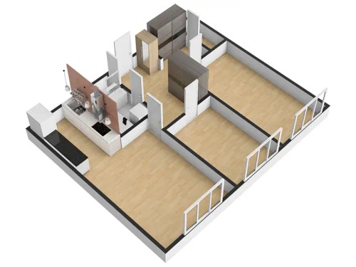 Prodaný byt 3+kk 64 m²