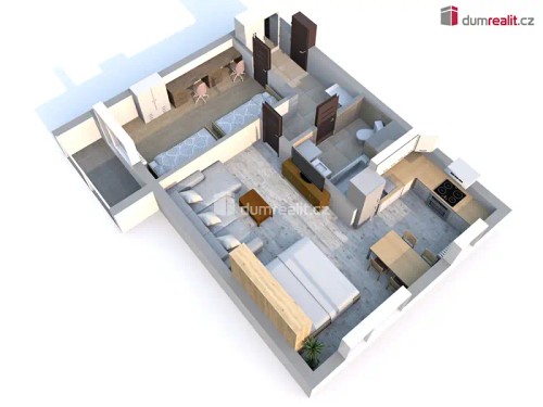 Prodaný byt 2+1 52 m²