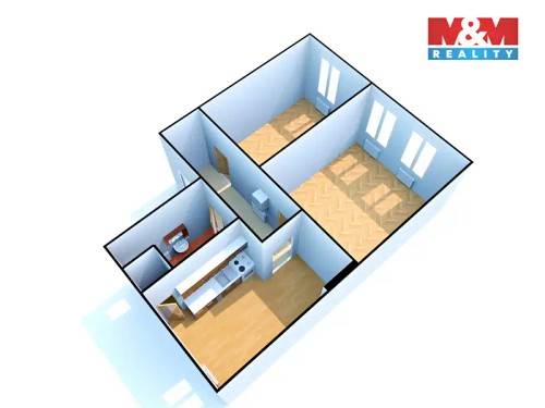 Prodaný  byt 2+1 69 m²
